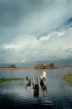 overstroming Friesland Veenhoop