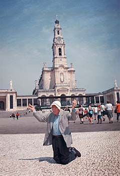 bedevaart in Fatima