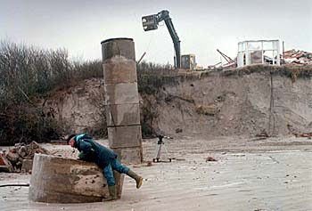 Rottumeroog waddenzee strandvoogd Toxopeus